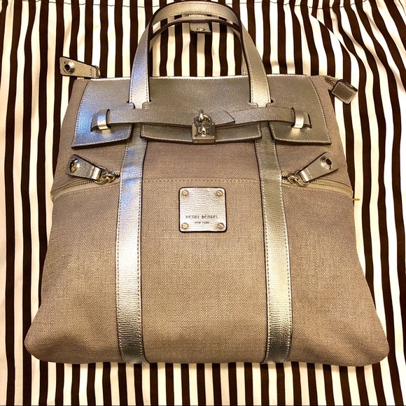 henri bendel Handbags - STUNNING! Henri Bendel Jetsetter Silver Metallic